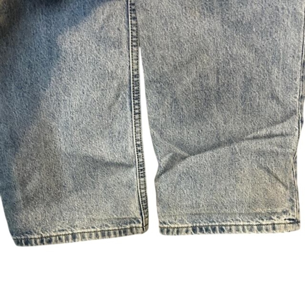 Levis Low Pro Straight Jeans Light Wash Denim Size 28 Womens 30x30 - Picture 6 of 11